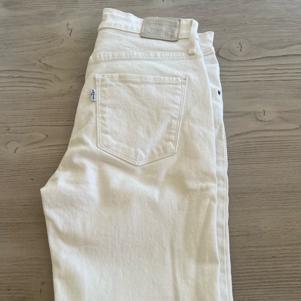 Levi’s white jeans womens size 28 high rise skinny